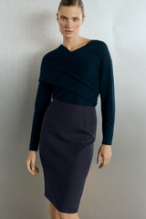 Wool Pencil Skirt